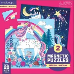 Mudpuppy Magnetische Puzzel Magische Eenhoorn Dag & Nacht - 2x 20 Stukjes -Exporteren puzzels winkel 550x543 5
