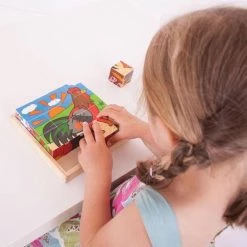 Bigjigs Farm Cube Puzzle -Exporteren puzzels winkel 550x545 1