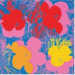 Sarah Mcmenemy Andy Warhol Flowers 500 Piece Puzzle -Exporteren puzzels winkel 550x546 2