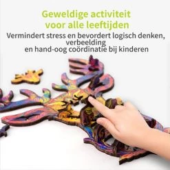 ACROPAQ Houten Puzzel Hert - 200 Stukjes, A3 Formaat 420 X 297 Mm, Puzzel Voor Kinderen En Volwassenen -Exporteren puzzels winkel 550x549 8