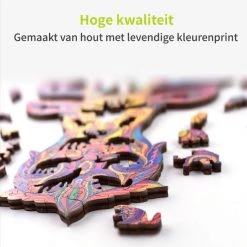 ACROPAQ Houten Puzzel Hert - 200 Stukjes, A3 Formaat 420 X 297 Mm, Puzzel Voor Kinderen En Volwassenen -Exporteren puzzels winkel 550x549 9