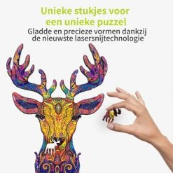 ACROPAQ Houten Puzzel Hert - 200 Stukjes, A3 Formaat 420 X 297 Mm, Puzzel Voor Kinderen En Volwassenen -Exporteren puzzels winkel 550x550 101