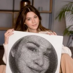 Ring String - Puzzel - Cre Ren String Art Van Elke Foto - Tekenreeks Kunst - String Art Kunstset - Gepersonaliseerd Cadeau - Maak Je Eigen Tekenreekskunst Van Elke Foto -Exporteren puzzels winkel 550x550 120