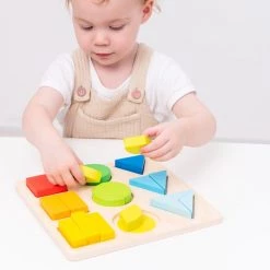 New Classic Toys Houten Geometrische Vormenpuzzel 12 New Classic Toys Houten Geometrische Vormenpuzzel -Exporteren puzzels winkel 550x550 154