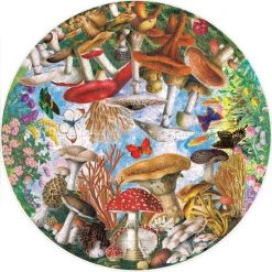 EeBoo Mushrooms And Butterflies Blokpuzzel 500 Stuk(s) Kunst