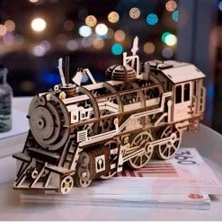 Robotime Vitafa Locomotief - Houtpuzzel - 3D Puzzel - Modelbouw - Trein - Hout - DIY -Exporteren puzzels winkel 550x550 224