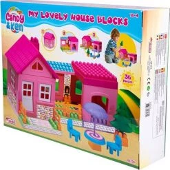 Dede - Huis Bouwblokken Speelgoed -36 Stuks - 18+ Maanden- BPA Vrij -Exporteren puzzels winkel 550x552 2