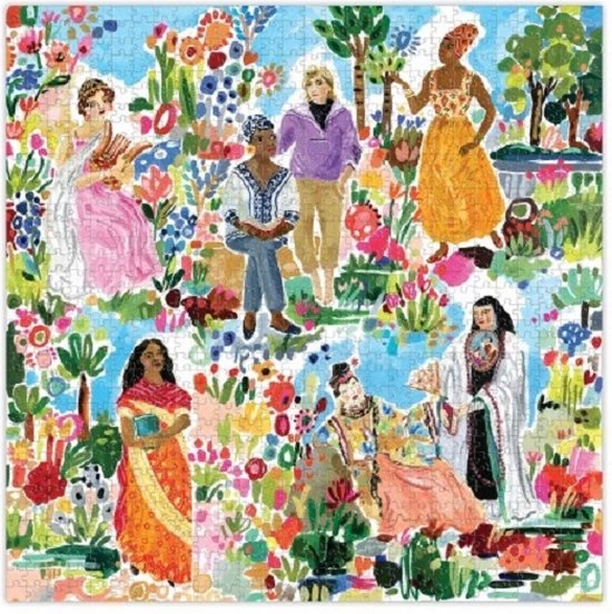 Puzzel Eeboo Poet's Garden (1000) 2 Puzzel Eeboo Poet's Garden (1000) - Afbeelding 2