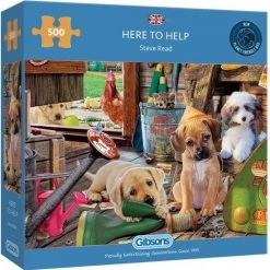 Gibsons Puzzel Here To Help - Steve Read (500 Stukjes)
