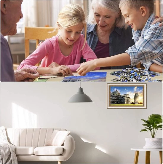 Happy Puzzle Jigsaw Legpuzzel - Toren Van Pisa - Puzzel 1500 Stukjes Volwassenen - Kerst Cadeautje - Met Extra Voorbeeldposter - Museum Puzzel - 80*60 Cm 8 Happy Puzzle Jigsaw Legpuzzel - Toren Van Pisa - Puzzel 1500 Stukjes Volwassenen - Kerst Cadeautje - Met Extra Voorbeeldposter - Museum Puzzel - 80*60 Cm - Afbeelding 8