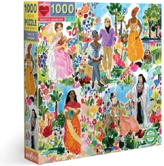 Puzzel Eeboo Poet's Garden (1000) 3 Puzzel Eeboo Poet's Garden (1000) - Afbeelding 3