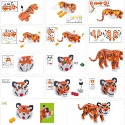 Toi-toys 3d Puzzel Tijger Junior 31,5 Cm Foam Oranje 121 Delig -Exporteren puzzels winkel 550x556 4