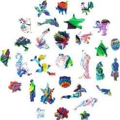 UNIDRAGON Houten Puzzel Dier - Serieuze Panda - 318 Stukjes - King Size 31x41 Cm -Exporteren puzzels winkel 550x556 7