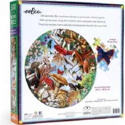 EeBoo Mushrooms And Butterflies Blokpuzzel 500 Stuk(s) Kunst -Exporteren puzzels winkel 550x561