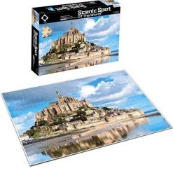 Legpuzzel Mont Saint-Michel (Kunstwerk) - 500 Stukjes - Fdbw