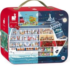 Janod Puzzel - Cruiseschip -Exporteren puzzels winkel 550x564 2