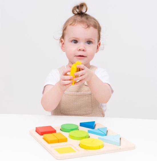 New Classic Toys Houten Geometrische Vormenpuzzel 5 New Classic Toys Houten Geometrische Vormenpuzzel - Afbeelding 5