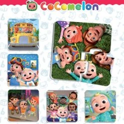 Just Games COCOMELON Eerste Puzzel ` Speeltijd` 8 Puzzels Van 4 Stukjes -Exporteren puzzels winkel 550x569 3