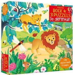 Fiona Huisman Boek & 3 Puzzels De Dierentuin
