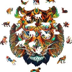 Brickkies , Sterke Tijger, Invincible Tiger, Jigsaw Puzzle, Houten Puzzel, A3, Maat L, 39 X 35 Cm, 306 Stukjes 11 Brickkies , Sterke Tijger, Invincible Tiger, Jigsaw Puzzle, Houten Puzzel, A3, Maat L, 39 X 35 Cm, 306 Stukjes -Exporteren puzzels winkel 550x572