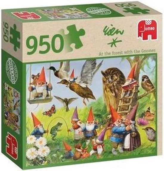 Jumbo Premium Collection Puzzel Rien Poortvliet: Met De Kabouters In Het Bos - Legpuzzel - 950 Stukjes 1 Jumbo Premium Collection Puzzel Rien Poortvliet: Met De Kabouters In Het Bos - Legpuzzel - 950 Stukjes