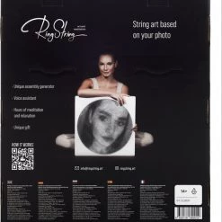Ring String - Puzzel - Cre Ren String Art Van Elke Foto - Tekenreeks Kunst - String Art Kunstset - Gepersonaliseerd Cadeau - Maak Je Eigen Tekenreekskunst Van Elke Foto -Exporteren puzzels winkel 550x580 1