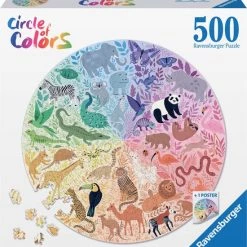 Ravensburger Puzzel Circle Of Colors Animals - Legpuzzel - 500 Stukjes -Exporteren puzzels winkel 550x583 1