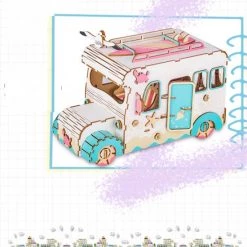 De Bouwplaats Bouwpakket 3D Puzzel Camper Kampeerauto Van Hout- Gekleurd -Exporteren puzzels winkel 550x587 1