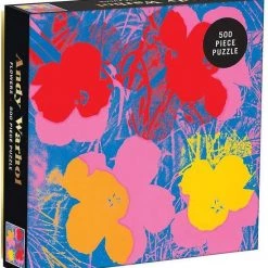 Sarah Mcmenemy Andy Warhol Flowers 500 Piece Puzzle