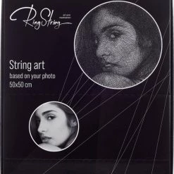 Ring String - Puzzel - Cre Ren String Art Van Elke Foto - Tekenreeks Kunst - String Art Kunstset - Gepersonaliseerd Cadeau - Maak Je Eigen Tekenreekskunst Van Elke Foto -Exporteren puzzels winkel 550x596