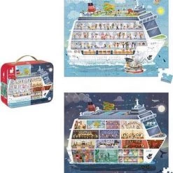 Janod Puzzel - Cruiseschip -Exporteren puzzels winkel 550x597 1