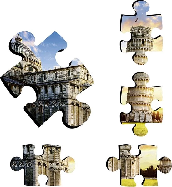 Happy Puzzle Jigsaw Legpuzzel - Toren Van Pisa - Puzzel 1500 Stukjes Volwassenen - Kerst Cadeautje - Met Extra Voorbeeldposter - Museum Puzzel - 80*60 Cm 6 Happy Puzzle Jigsaw Legpuzzel - Toren Van Pisa - Puzzel 1500 Stukjes Volwassenen - Kerst Cadeautje - Met Extra Voorbeeldposter - Museum Puzzel - 80*60 Cm - Afbeelding 6