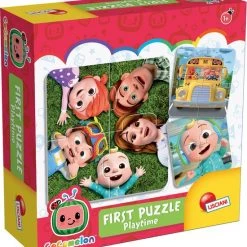 Just Games COCOMELON Eerste Puzzel ` Speeltijd` 8 Puzzels Van 4 Stukjes