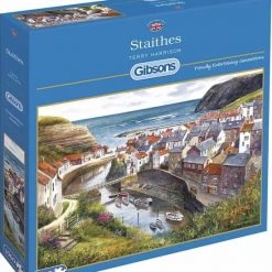 Gibsons Staithes Puzzel (1000 Stukjes) -Exporteren puzzels winkel 550x617