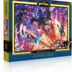The New York Puzzle Company New York Puzzle Company Harry Potter 1000 Stukjes Puzzel - Vliegende Sleutels