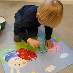 Barbo Toys Peppa Pig - Puzzelkoffer - George - Puzzel - 12 Puzzelstukjes - Speelgoed -Exporteren puzzels winkel 550x626