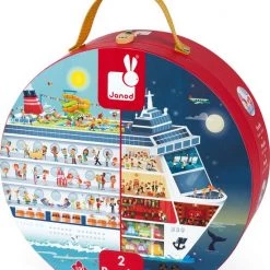 Janod Puzzel - Cruiseschip -Exporteren puzzels winkel 550x633