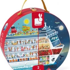 Janod Puzzel - Cruiseschip -Exporteren puzzels winkel 550x634 2