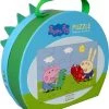 Barbo Toys Peppa Pig - Puzzelkoffer - George - Puzzel - 12 Puzzelstukjes - Speelgoed