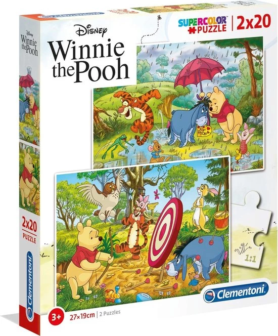 Clementoni Legpuzzel Disney Winnie The Pooh 20 Stukjes 2 Stuks 1 Clementoni Legpuzzel Disney Winnie The Pooh 20 Stukjes 2 Stuks