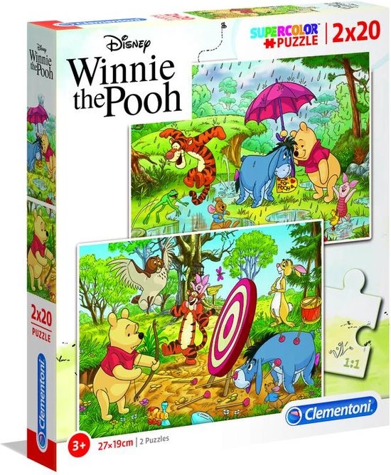Clementoni Legpuzzel Disney Winnie The Pooh 20 Stukjes 2 Stuks 3 Clementoni Legpuzzel Disney Winnie The Pooh 20 Stukjes 2 Stuks - Afbeelding 3