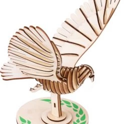 De Bouwplaats Bouwpakket 3D Puzzel Duif Van Hout -Exporteren puzzels winkel 550x692