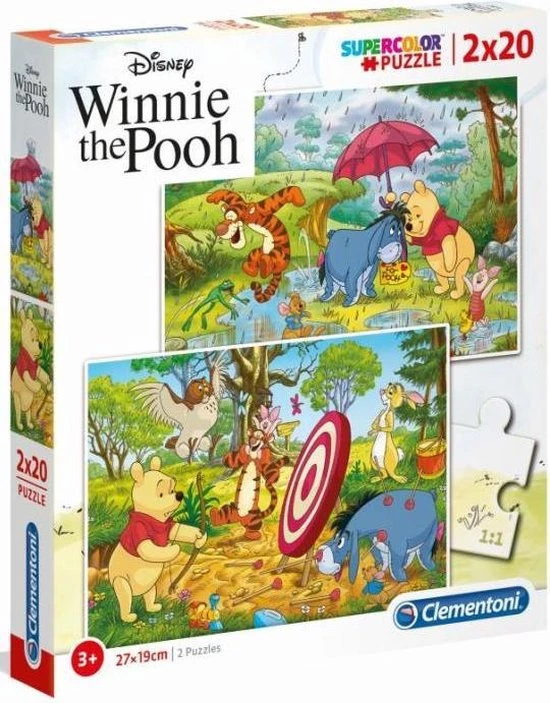 Clementoni Legpuzzel Disney Winnie The Pooh 20 Stukjes 2 Stuks 5 Clementoni Legpuzzel Disney Winnie The Pooh 20 Stukjes 2 Stuks - Afbeelding 5