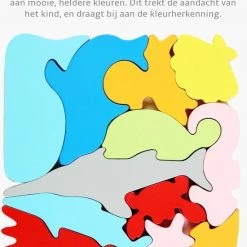 Van Theo Houten Puzzel - Houten Speelgoed - 3D Puzzel - Kinderen - Oceaan -Exporteren puzzels winkel 550x707