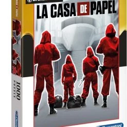 Clementoni Legpuzzel - La Casa De Papel - 1000 Stukjes, Puzzel Volwassenen -Exporteren puzzels winkel 550x727 2