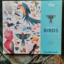Crocodile Creek - Puzzle - 750 Stukjes - World Of Birds -Exporteren puzzels winkel 550x733 3