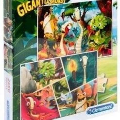 Clementoni - Puzzel - Gigantosaurus - 2 X 60