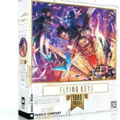 The New York Puzzle Company New York Puzzle Company Harry Potter 1000 Stukjes Puzzel - Vliegende Sleutels -Exporteren puzzels winkel 550x739 1