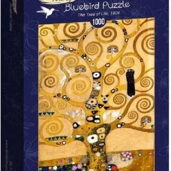 Art By BlueBird Klimt - De Levensboom (1000 Stukjes, Kunst Puzzel)