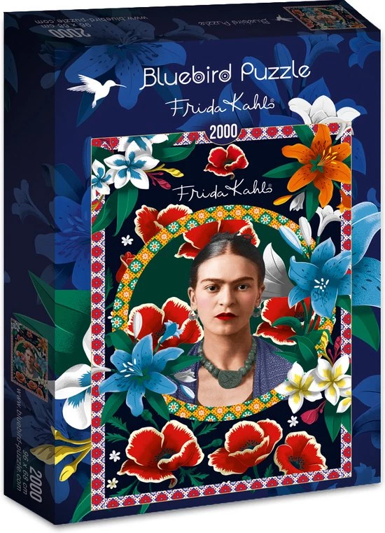 Bluebird Frida Kahlo Zelfportret Legpuzzel 2000 1 Bluebird Frida Kahlo Zelfportret Legpuzzel 2000